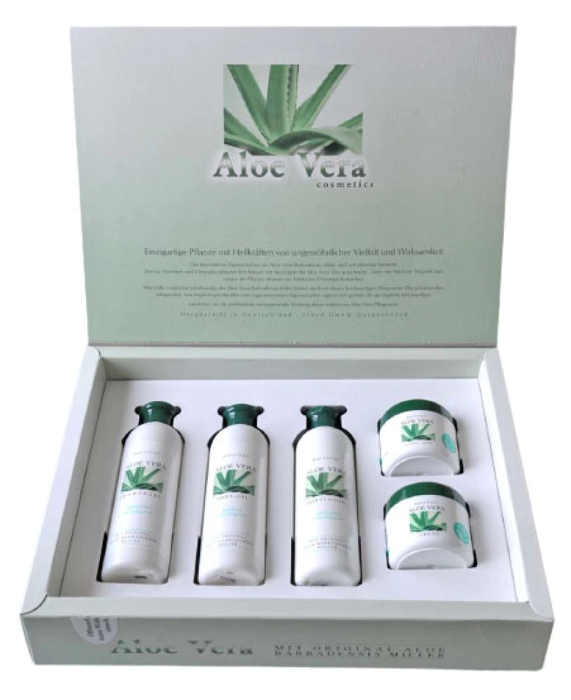 Набор по уходу за кожей тела и лица с Aloe Vera