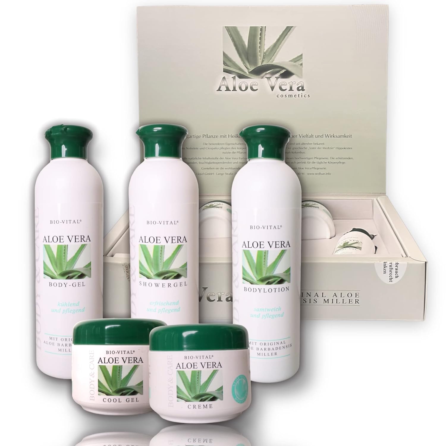 Набор по уходу за кожей тела и лица с Aloe Vera